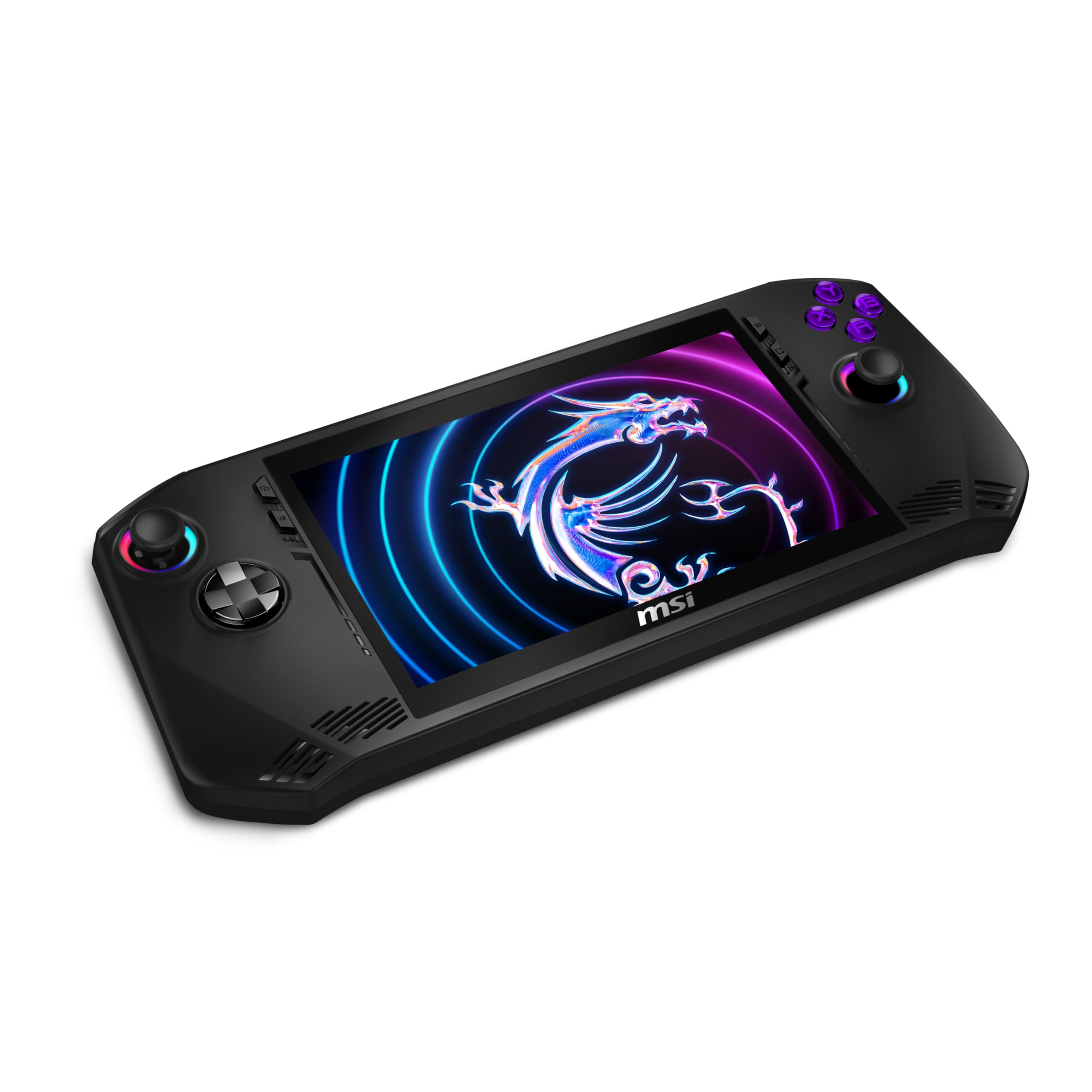 MSI Claw A1M-239IT, Console Gaming, 7" FHD 120Hz 100%sRGB, Intel Ultra 7 155H, Intel Arc, 512GB SSD PCIe4, 16GB RAM LPDDR5 6400MHz, WiFi 7, 6 Cell 53Whr, Win 11 Home [Garanzia ITA] Con Custodia, Nero