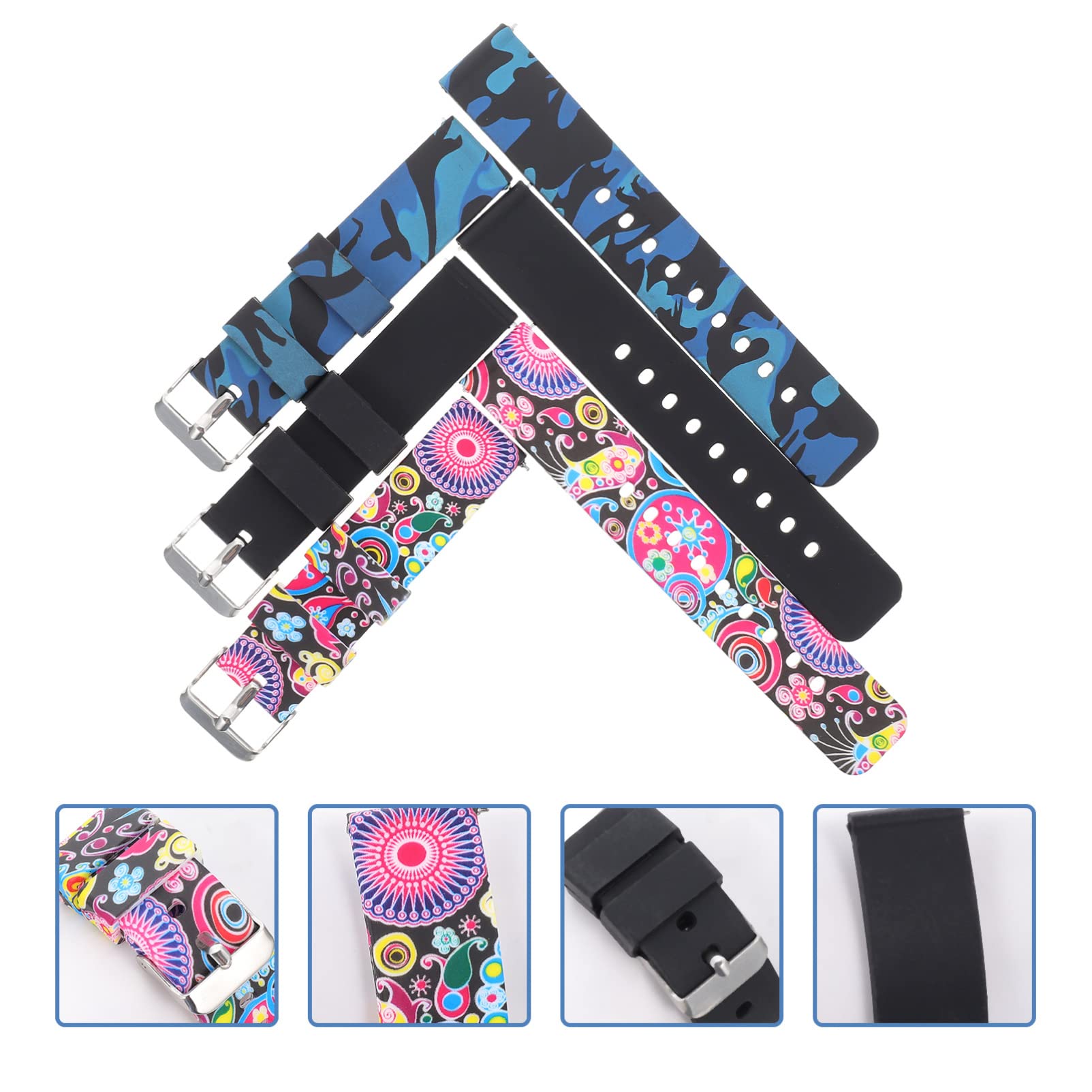 Hemobllo 15 Pièces Bracelet Montre Intelligente Bande Silicone Montre Bande De Smartwatch Ceinture Smartwatch Bracelet De Accessoires e