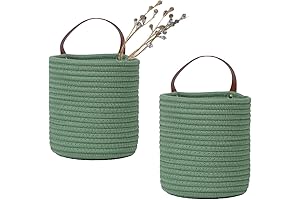 2-Pack Hanging Plant Basket for Indoor Greenery Display