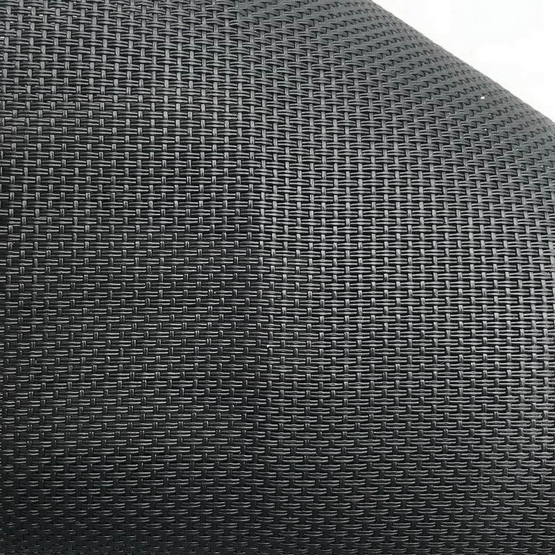 Tela impermeable Teslin PVC transpirable para bricolaje, para sillón reclinable de playa, oficina, tela para exterior (Negro, 2.0Mx1.7M)