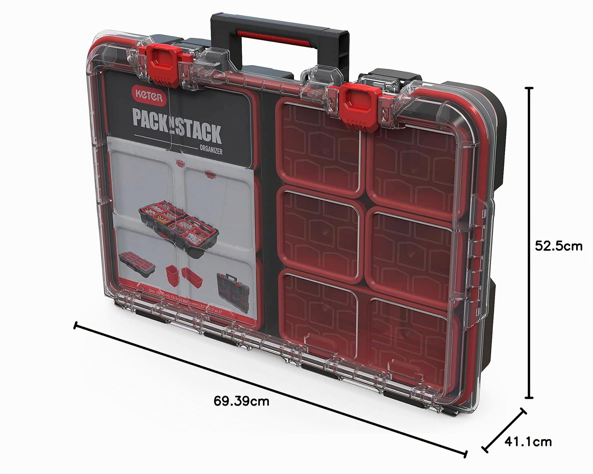 Keter Système de rangement d’outils 3 en 1 Noir