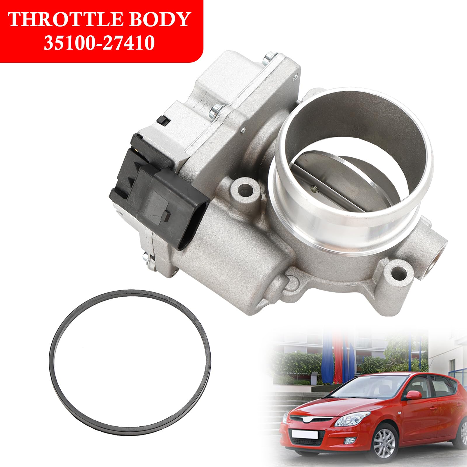 Válvula de mariposa 35100-27410 para Hyundai Grandeur Santa Fe i30 Sonata Tucson 2.0 CRDI, diámetro de entrada de 57 mm, conector de 4 pines Descripción del producto