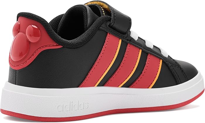Обувь adidas Disney Grand Court Elastic Lace & Strap (Little Kid/Big Kid) — фото 7
