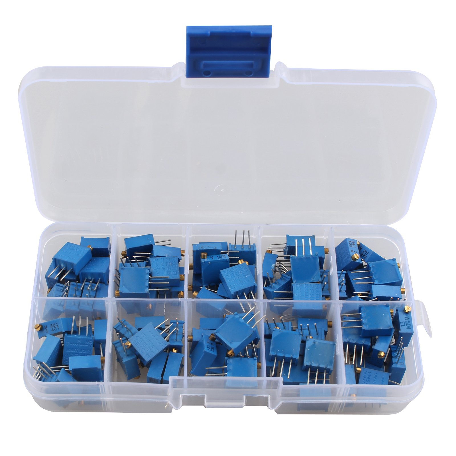 TWTADE 6mm Variable Resistor Potentiometer Assortment Kit 15 Values 100