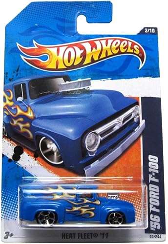 2011 HW Heat Fleet '56 Ford F-100 Azul #93/244