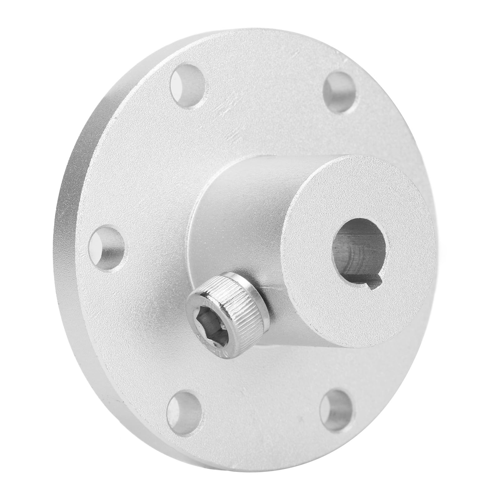 Wellenkupplungs Motoranschluss, 8 mm Flanschwellenkupplung, Aluminiumlegierung, Starre Flanschführung, Wellenkupplungs Motoranschluss mit Passfedernut für 14049 Rad DIY RC