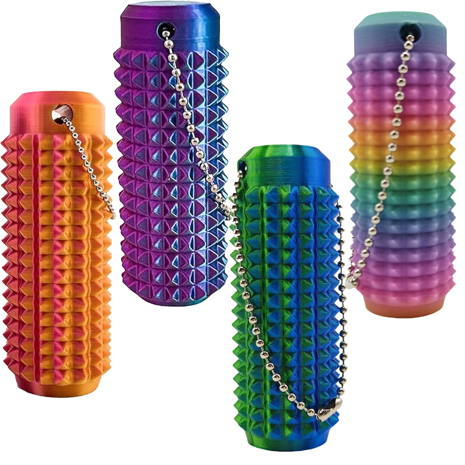 4 Pcs Little Ouchies, Little Ouchies Pain Fidget, Pain Stim Fidget, Pain Stimming Fidgets, Fidget Toy Keyring, Sensory Toy For Stress Relief & Focus, Office Workers Novelty Gifts For Men