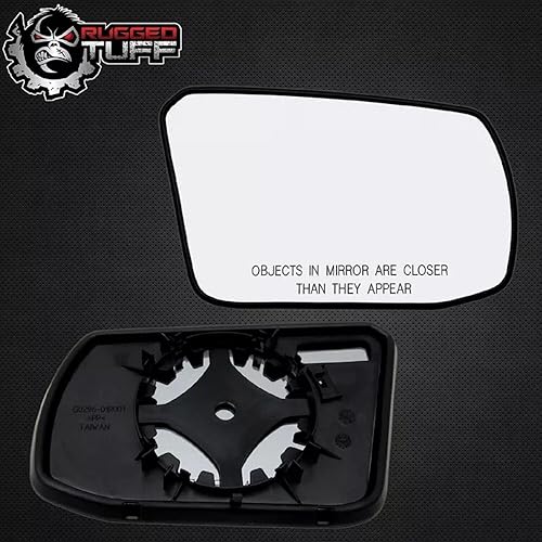 Miniatura 6 de Conjunto de cristal de espejo lateral con placa trasera de plástico (sin calefacción) compatible con Nissan Altima 2007-2012 (lado del pasajero sin