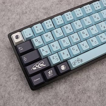 JSJT Japanese Keycap Set-Sky Blue Keycaps 137 Keys PBT Dye