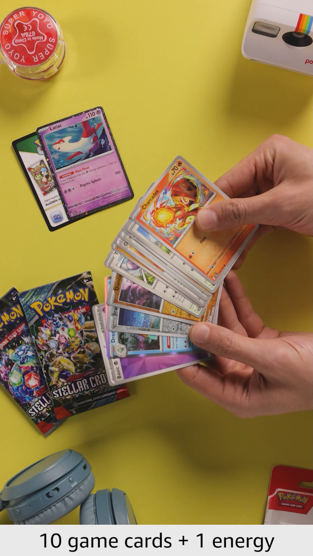 Pokémon TCG Paquete De 3 Blísteres Con Latias Holográfica – Incluye 3 Sobres De Corona Estelar, Cartas ASS CLASS, Ideal Para Coleccionistas Y Jugadores