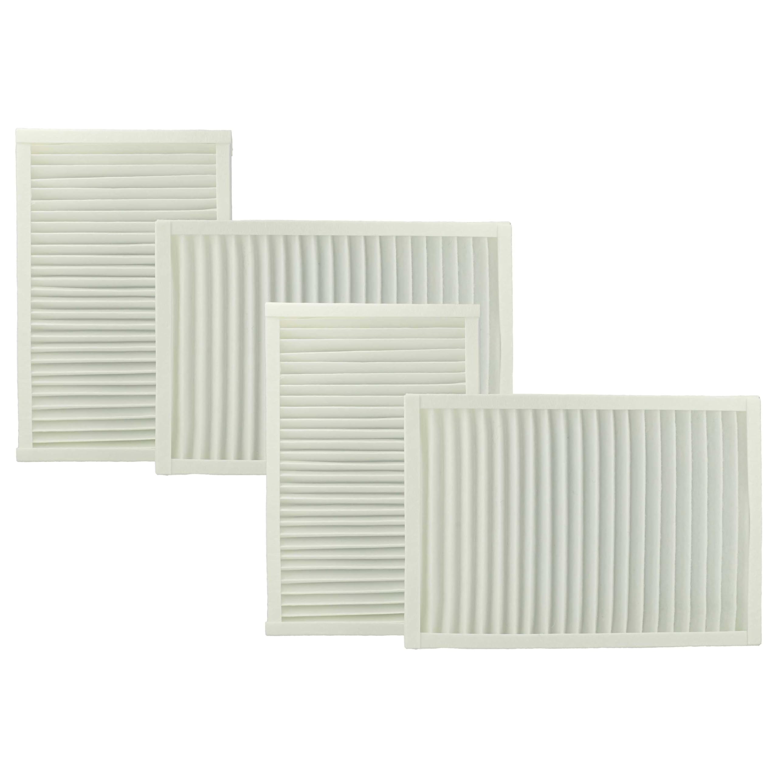 vhbw set di filtri (4 pezzi) compatibile con Viessmann Vitovent 200-C unità di ventilazione - filtro aria di scarico (G4), filtro aria di mandata (F7)
