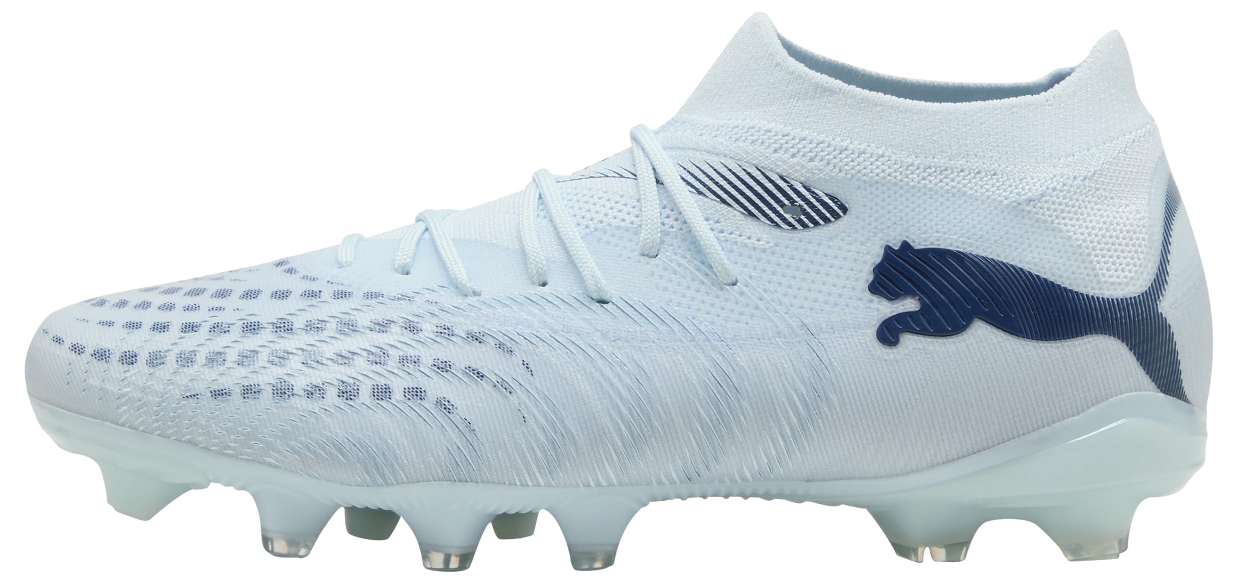 PUMA Women's Future 9 Match Firm Ground/Artifical Ground Football Boots, ICY Blue-Blue Jewel, 10.5 UK