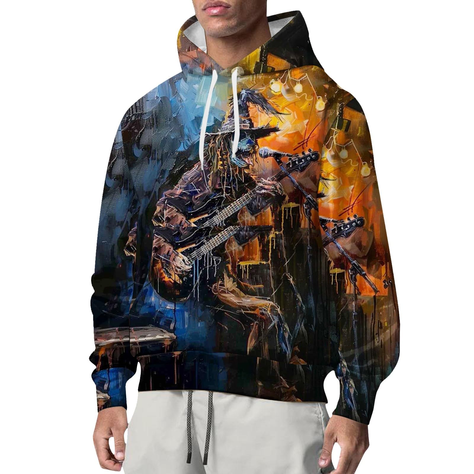 Men's Hoodies Pull r Soft Hooded Sweatshirts Long S ve Trendy 3D Prin S ved Lightweight For Summer