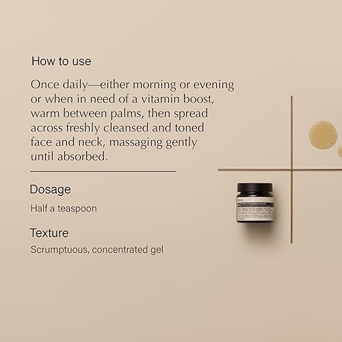 Miniatura 2 de Aesop B Triple C Gel de equilibrio facial | Gel antioxidante infundido con vitamina B y vitamina C | Reponer, suavizar, equilibrar la piel | 2.1 oz