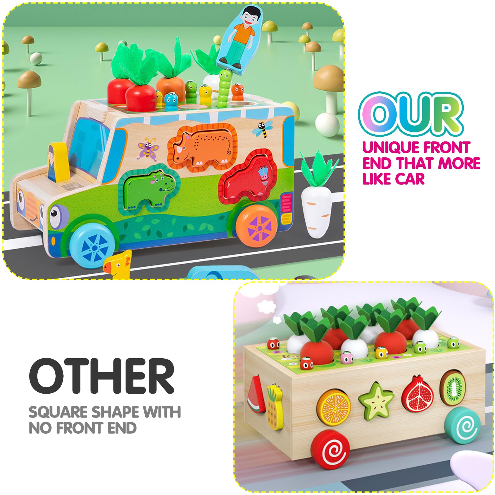 Giochi Bambini 1 Anno Giochi Educativi Montessori 1 2 3 4 Anni Bambino Bambina Giochi in Legno per 1 2 3 4 Bambini Femmina Maschio Giochi Bambini 2 3 4 Anni Giochi Montessori 1 Anno Regalo Compleanno