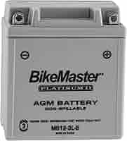 Amazon.com: BikeMaster - AGM Battery - MS12-3L-B (780766