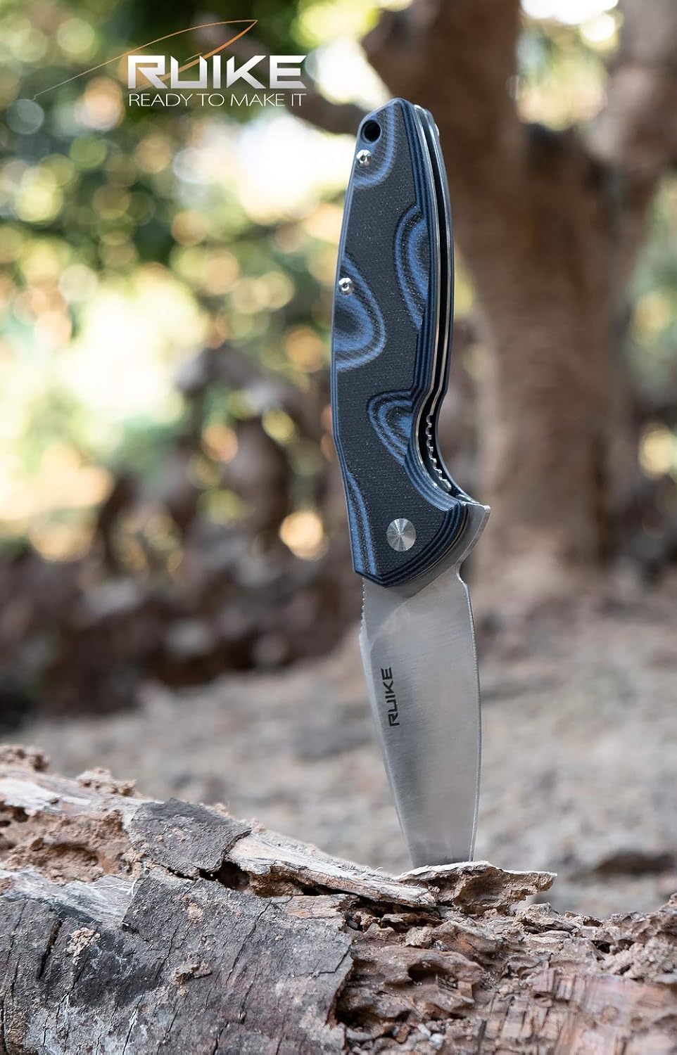 Ruike Small Pocket Folding Knife Tactical Knives Liner Lock 14C28N Stainless Steel with Pocket Clip Survival Scouts Knife Outdoor Mini ecd P105-Q