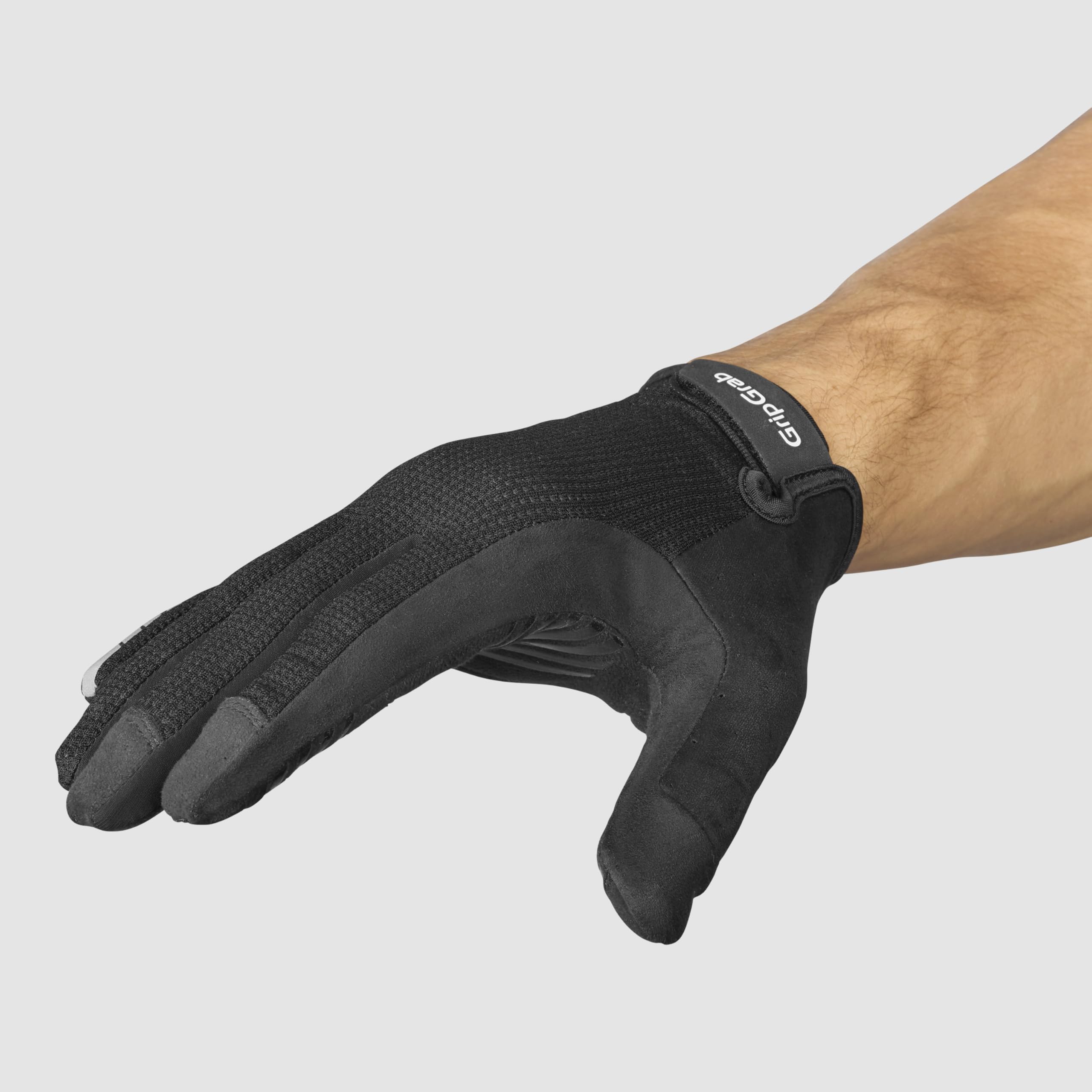 GripGrab Guantes de Ciclismo EXPLR Largos Verano Acolchado Transpirables Palma de Gamuza Premium Antideslizantes Bicicleta MTB Gravel