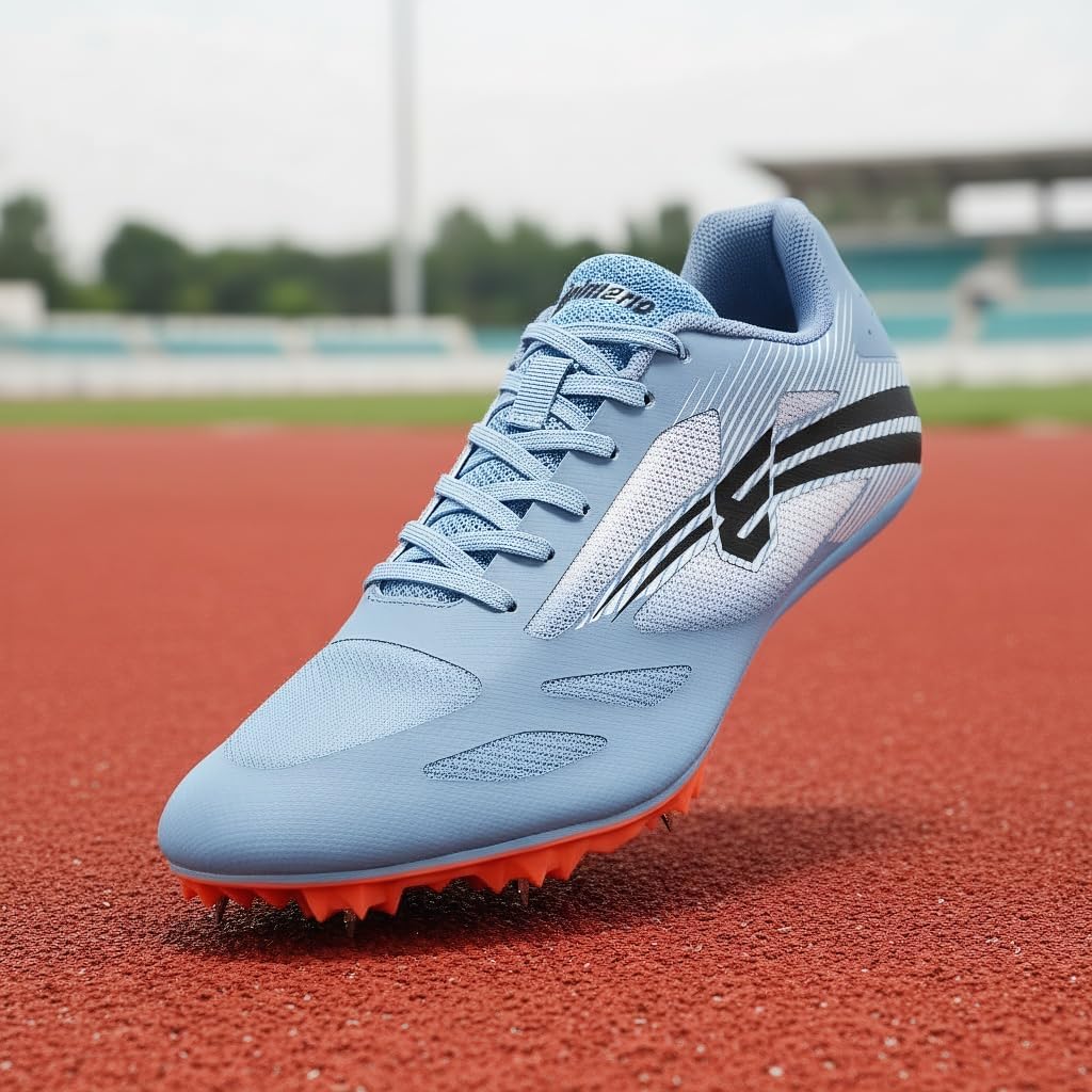 Men's Track and Field Shoes Women Lightweight Breathable Spikes for Multi-Events Jump Shoes - Image 7