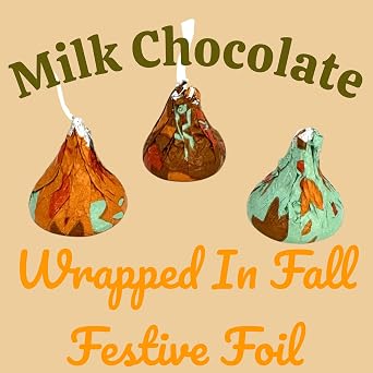 Kiss Bulk Milk Chocolate-1.5 lbs Silver Foil Individually Wrapped