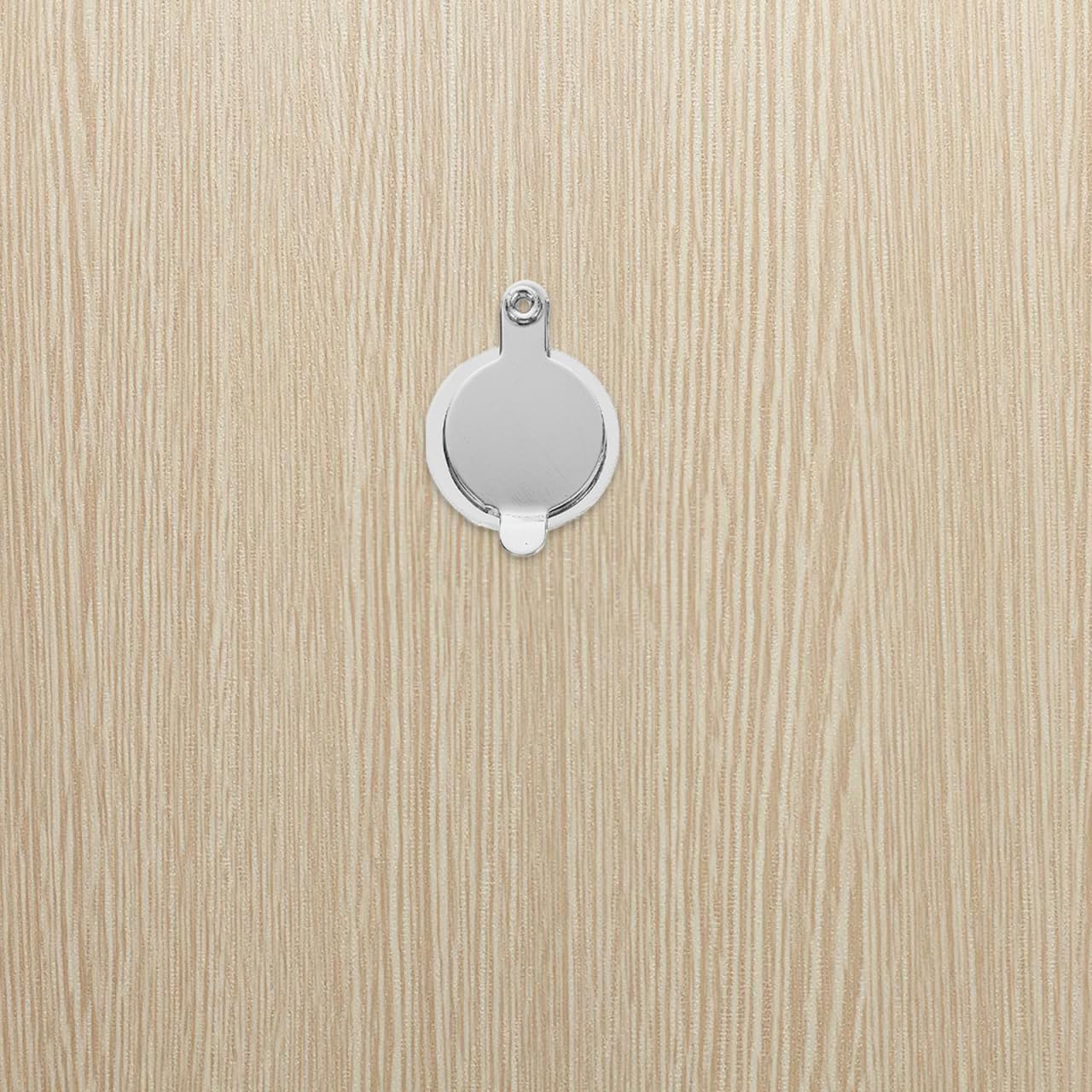 Housoutil Gucklochabdeckung, 2st Silver Türspion-Abdeckung, Sichtschutz-Türspion Für Hotel, Zuhause, Wohnungstür, Büro (14 Mm Helles Chrom)