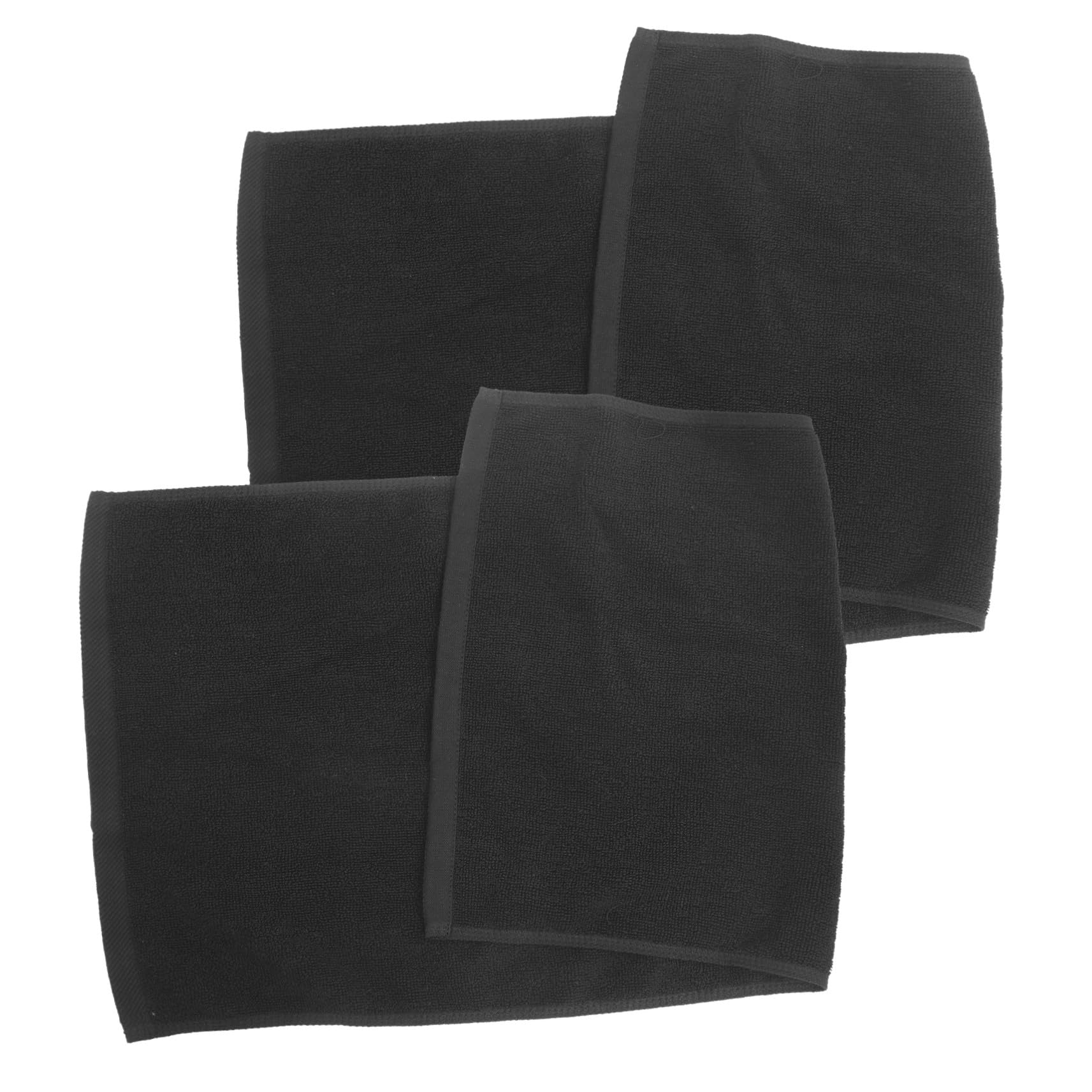 CIYODO 2 Piezas Toallas Secado Rápido de Algodón para Mujer y Adulto Absorbentes y Suaves para Pelo Mojado Negras Resistentes y Cómodas