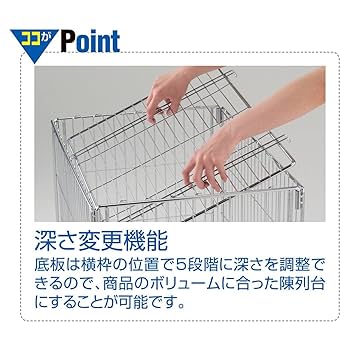 新品■簡単折り畳みワゴン60×35cmクローム色キャスター付SALE品販売業務用 新品□簡単折り畳みワゴン60×35cmクローム色キャスター付SALE品