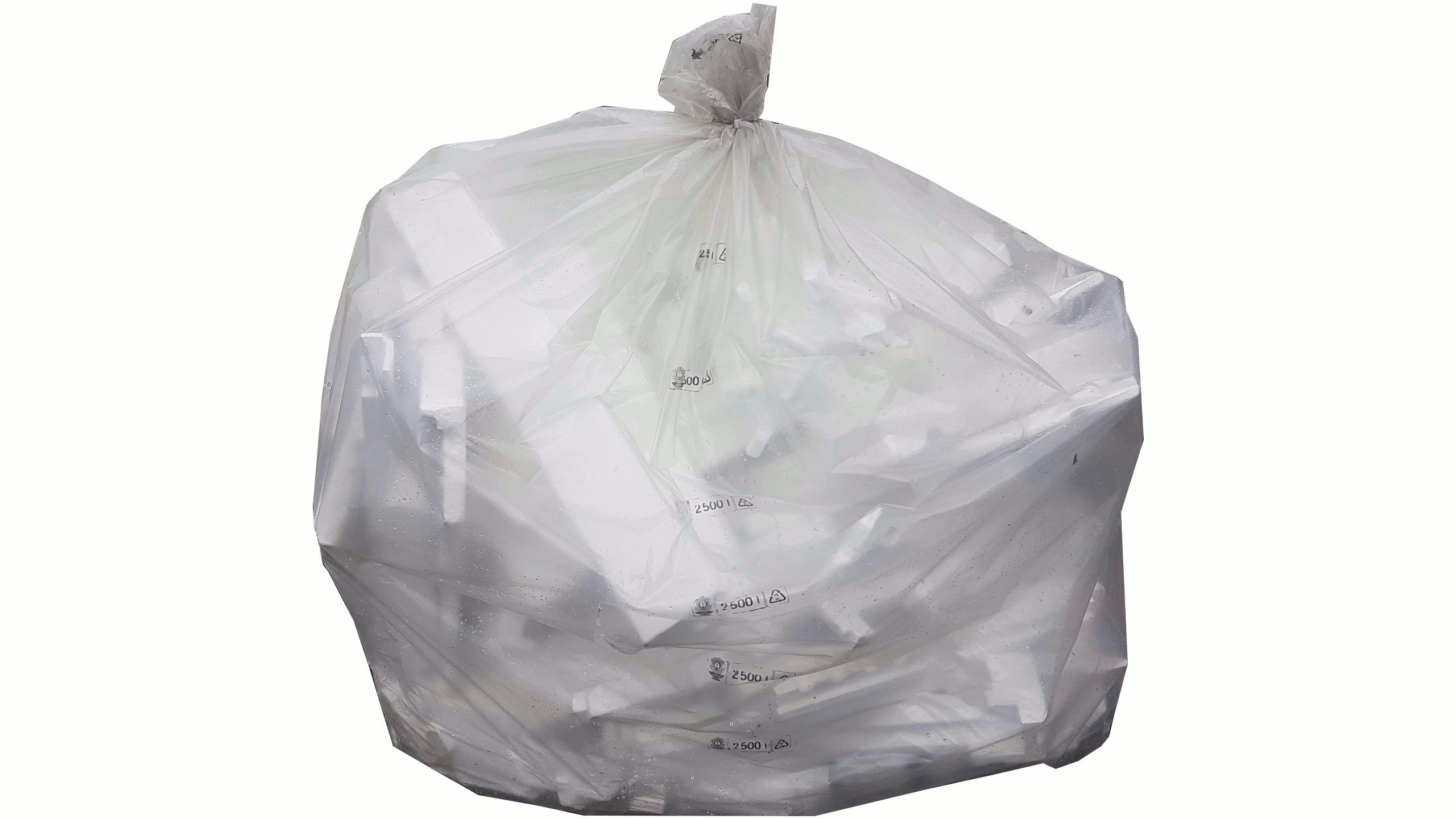 Müllsack 2500 Liter (25 Stück) Seitenfaltensack 1250 x 850 mm (B x L) x 2200 mm