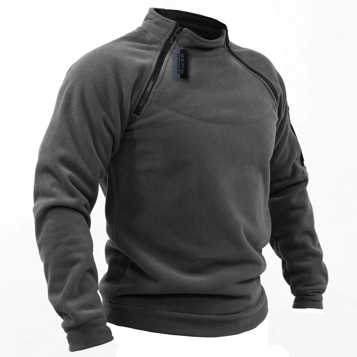 ZAPT Tactical Fleece Jacket Military Polartec Thermal Pro Thick Warm Tech Fleece