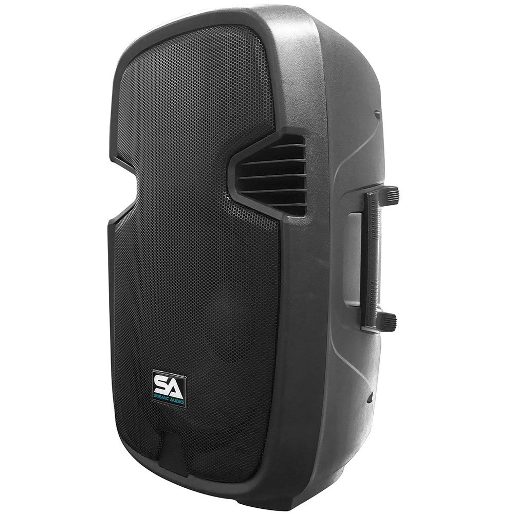 Seismic Audio Speakers Pair of Active 15 Inch PA Speaker System, Tailgate  Karaoke Speaker, Bluetooth Compatible