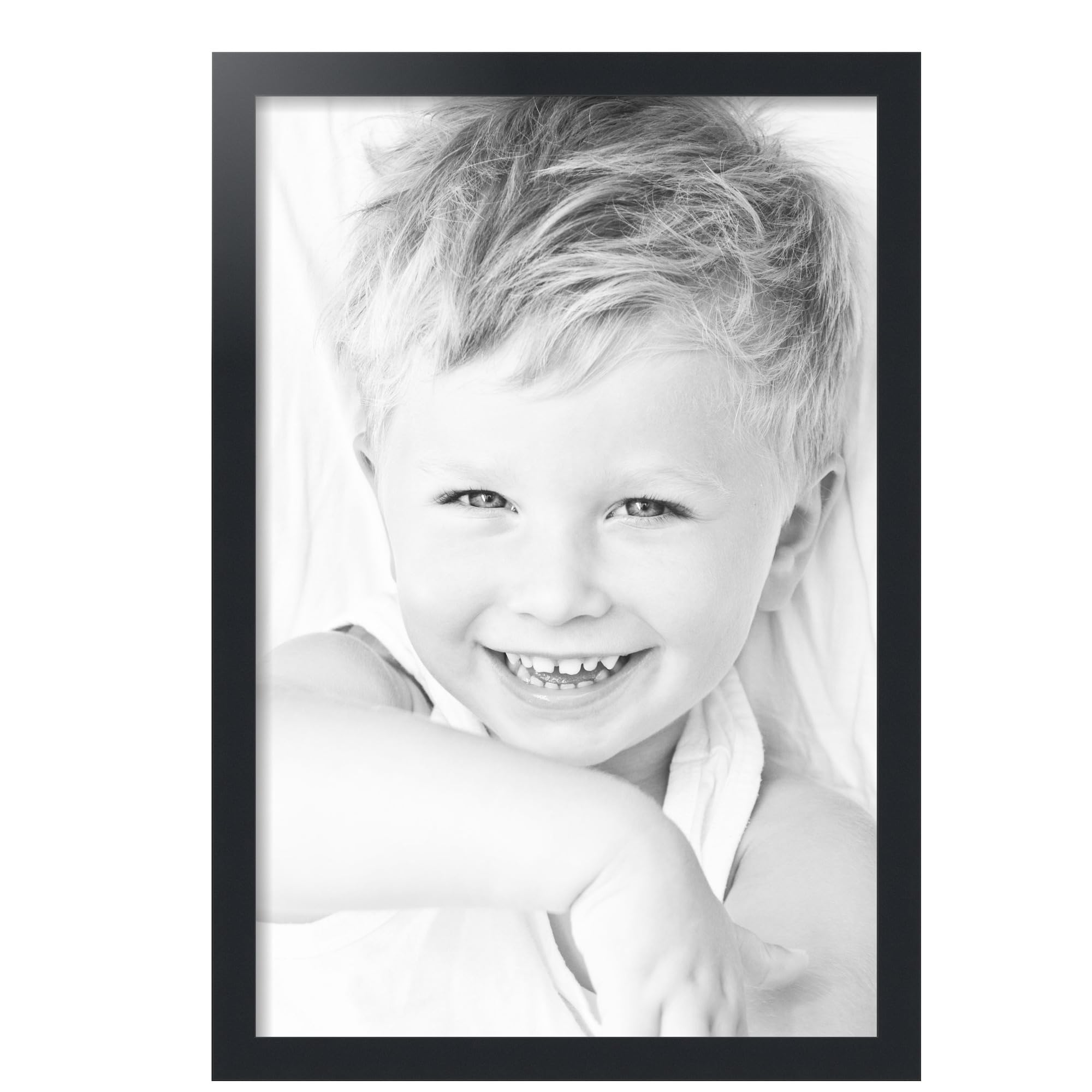 Amazon.com - ArtToFrames 18x27 inch Satin Black Picture Frame