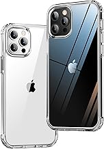 ONES HD全透明 iPhone13Pro ハード ケース 米軍MIL規格 超耐衝撃 エアバッグ 〔 高靭性強化PCガードボード ✚ 高弾性衝撃吸収TPUバンパー 〕『 画面 · レンズ保護、Qi充電 』 滑り止め 超軽量 持ちやすい 美しい 黄変防止 クリスタル クリア カバー