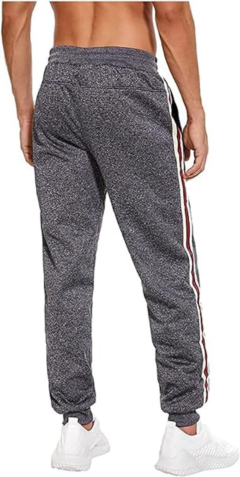 Pantaloni Termici Caldi Foderati Invernali da Uomo, Pantaloni in Pile Termico Leggero E Caldo, Pantaloni for Sport all'Aria Aperta, Pile A Vita Alta, Pantaloni