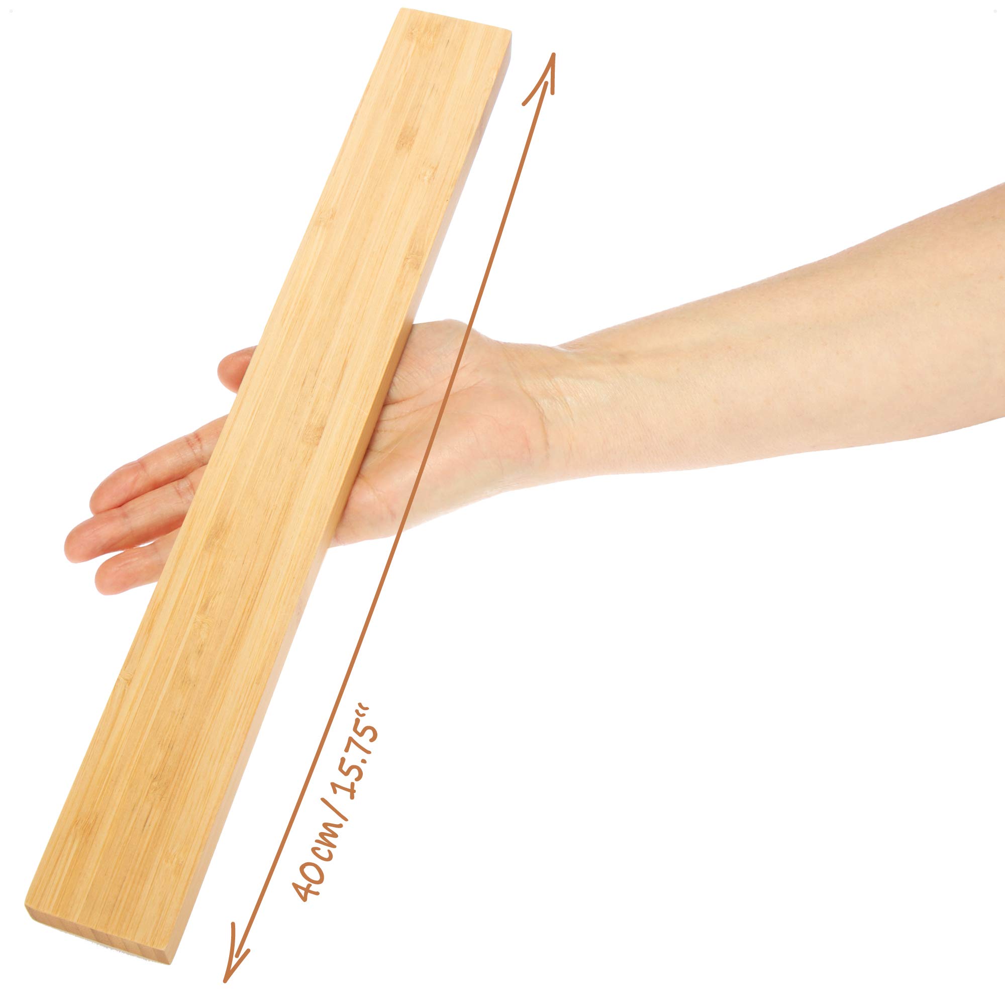 Barra Magnetica Per Coltelli Com-four - Striscia Maschio, Argento, Montaggio A Parete - 2