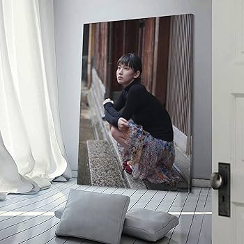 Amazon.co.jp: 女優の「吉岡里帆」写真 (91) アートパネル キャンバス