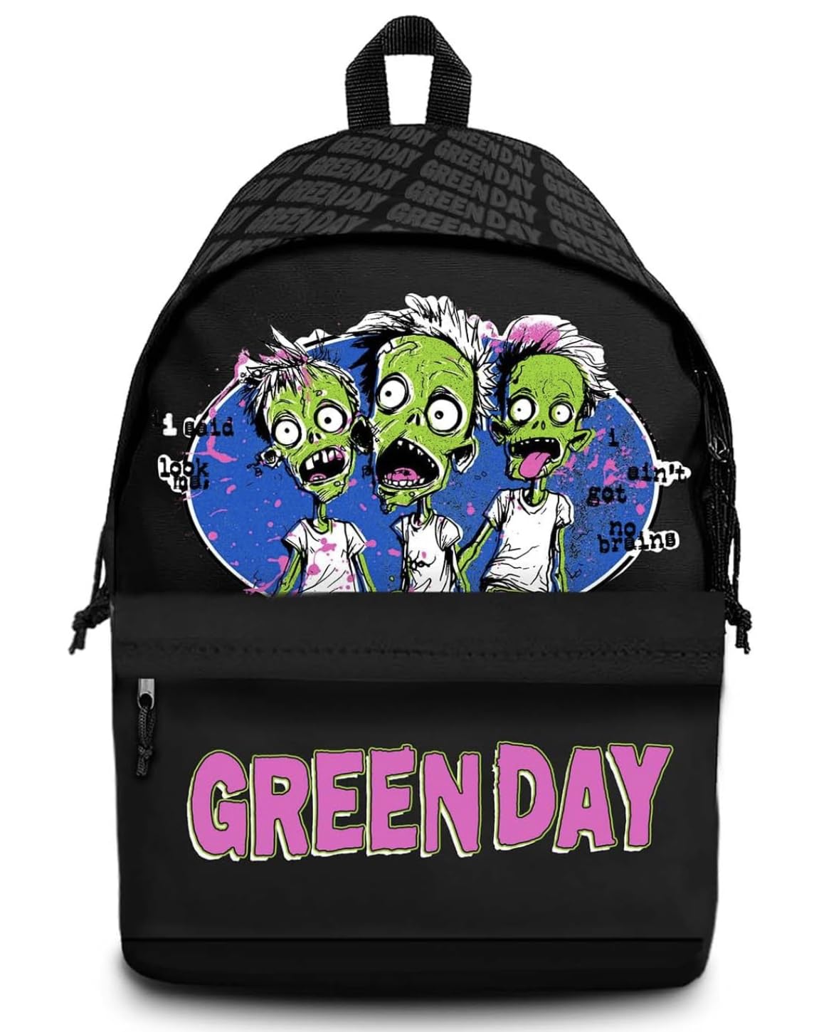 Rocksax Unisex Black Green Day Zombies Classic Backpack Daypack Bag
