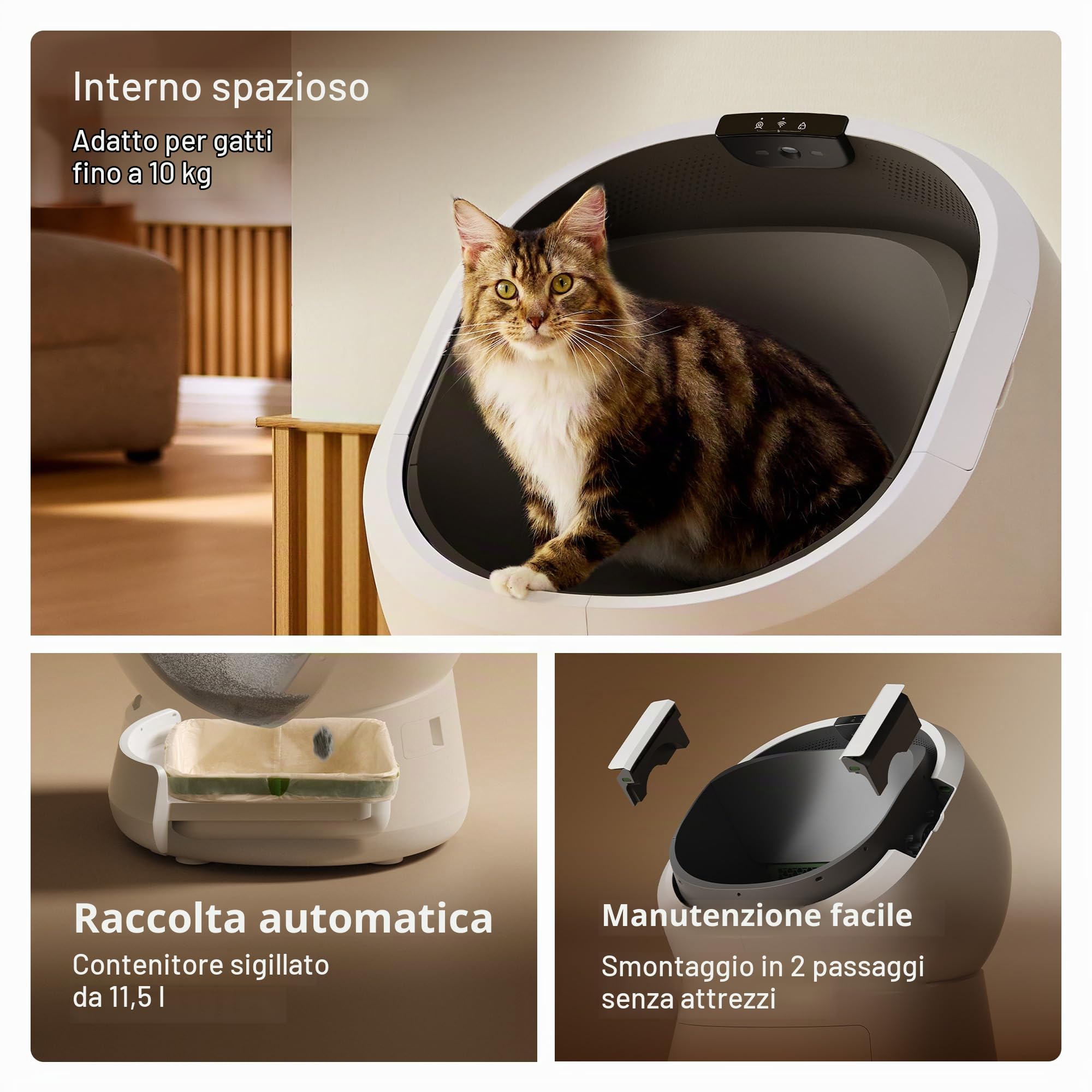 PETLIBRO Luma - Lettiera autopulente per gatti