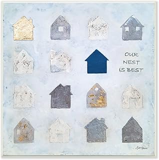 Stupell Industries Our Nest is Best Farm House Icon Chart, Design by Britt Hallowell