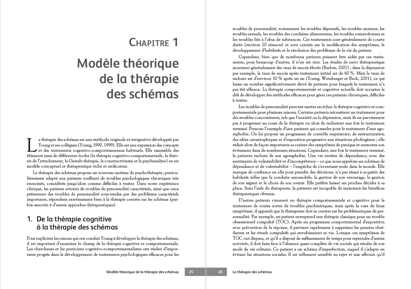 La thérapie des schémas: Approche cognitive des troubles de la personnalité