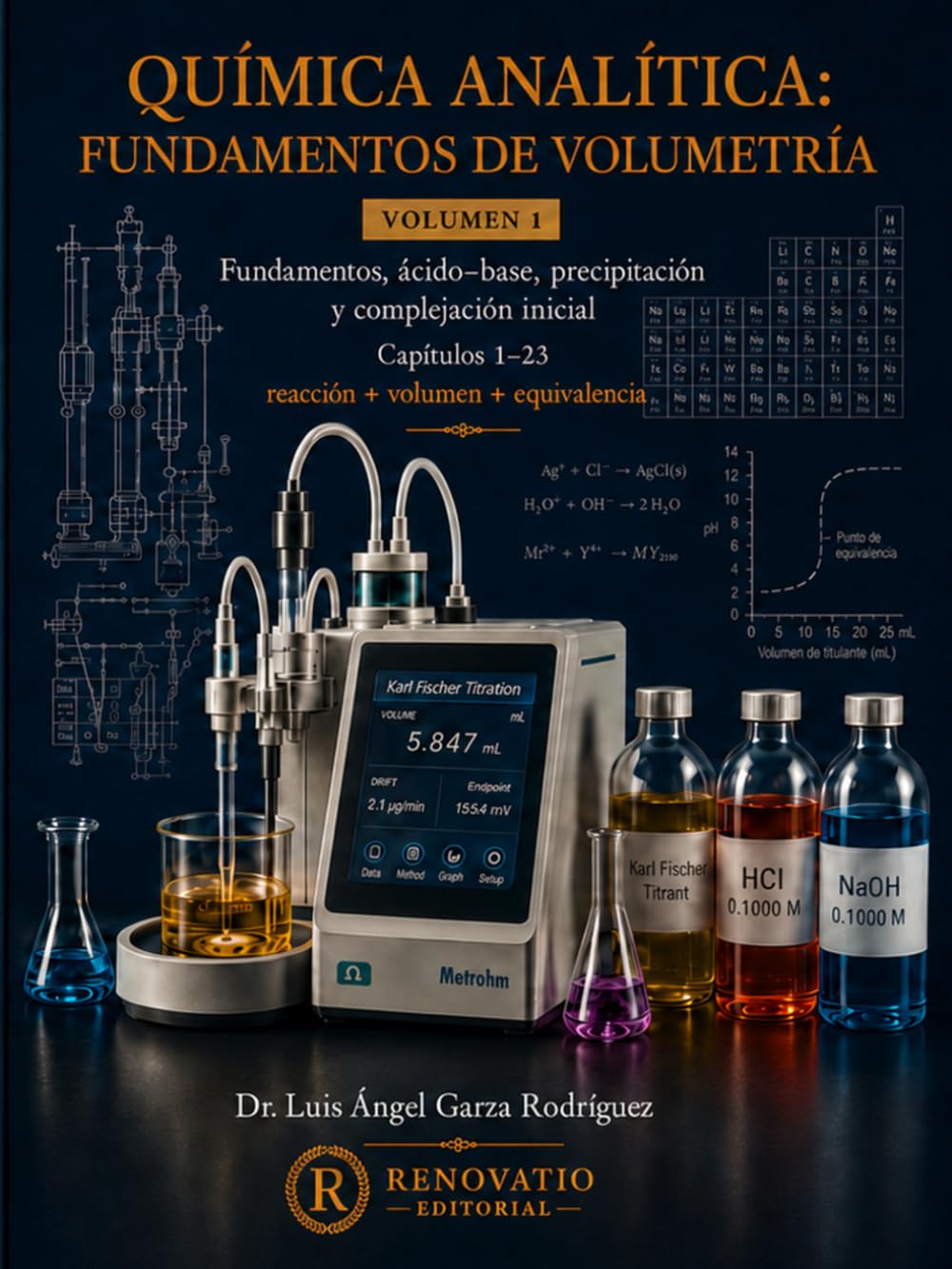 Química Analítica: Fundamentos de Volumetría: Volumen 1. Fundamentos, ácido–base, precipitación y complejación inicial