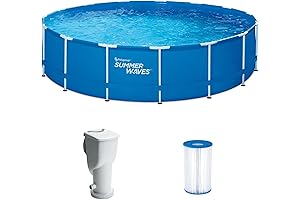 Summer Wave 15 Foot Above Ground Pool Set