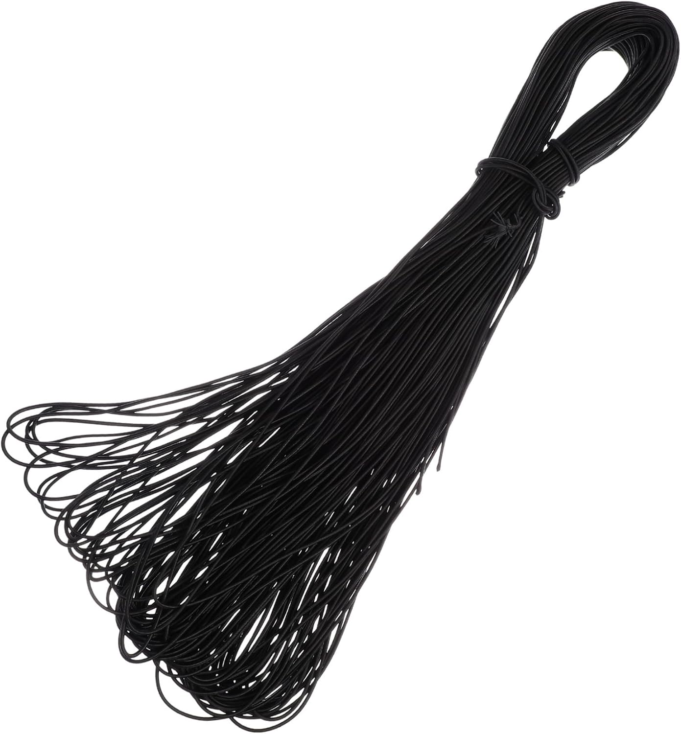 TEHAUX 100m DIY Elastic Cord Round String Stretchy Elastic Band for Bracelets Craft Making Decorative Accessories Mask Crafting