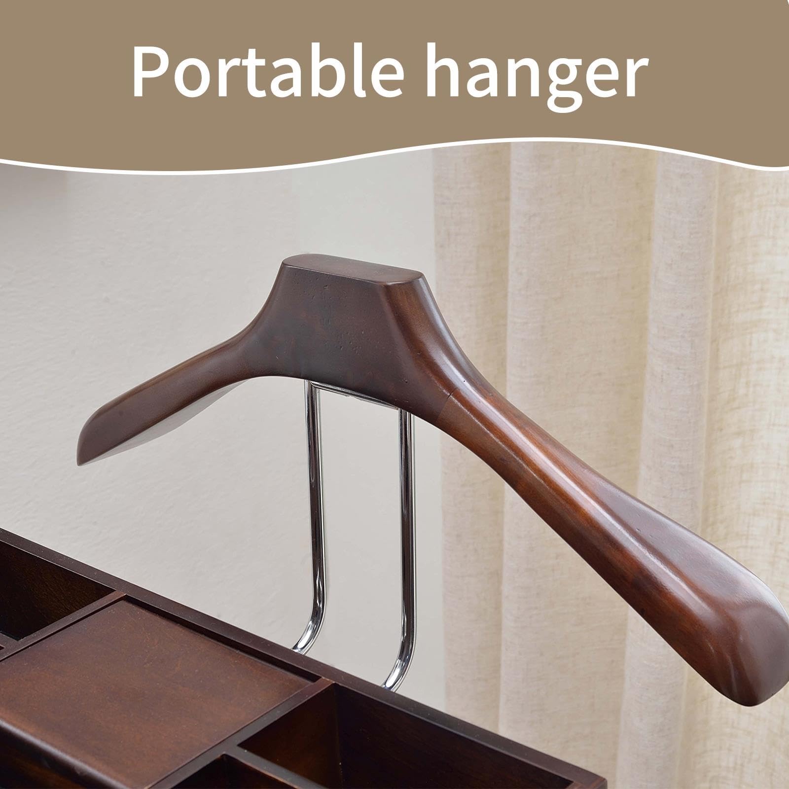 Soporte Multifuncional Para Trajes Con Cajón Y Bandeja Perchero Con Gancho