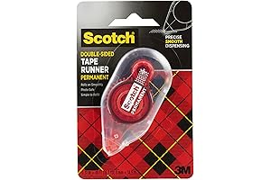 Adhesive Dot Roller: The Easy-Glide Red Dispenser for Home, Office, and School Projects (6055)