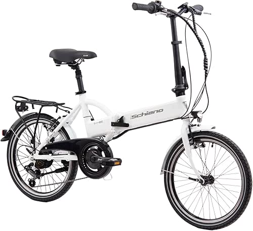 F.lli Schiano E-Sky, Bicicleta Electrica Plegable, 20", Batería 36V 7.8Ah