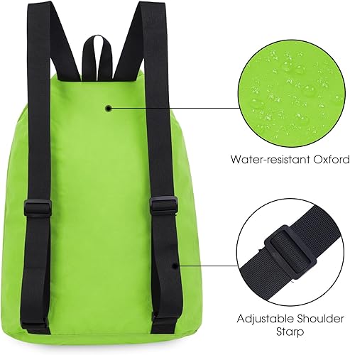 Miniatura 5 de WANDF Bolsa de natación de malla con cordón, mochila de playa para natación, gimnasio y equipo de entrenamiento