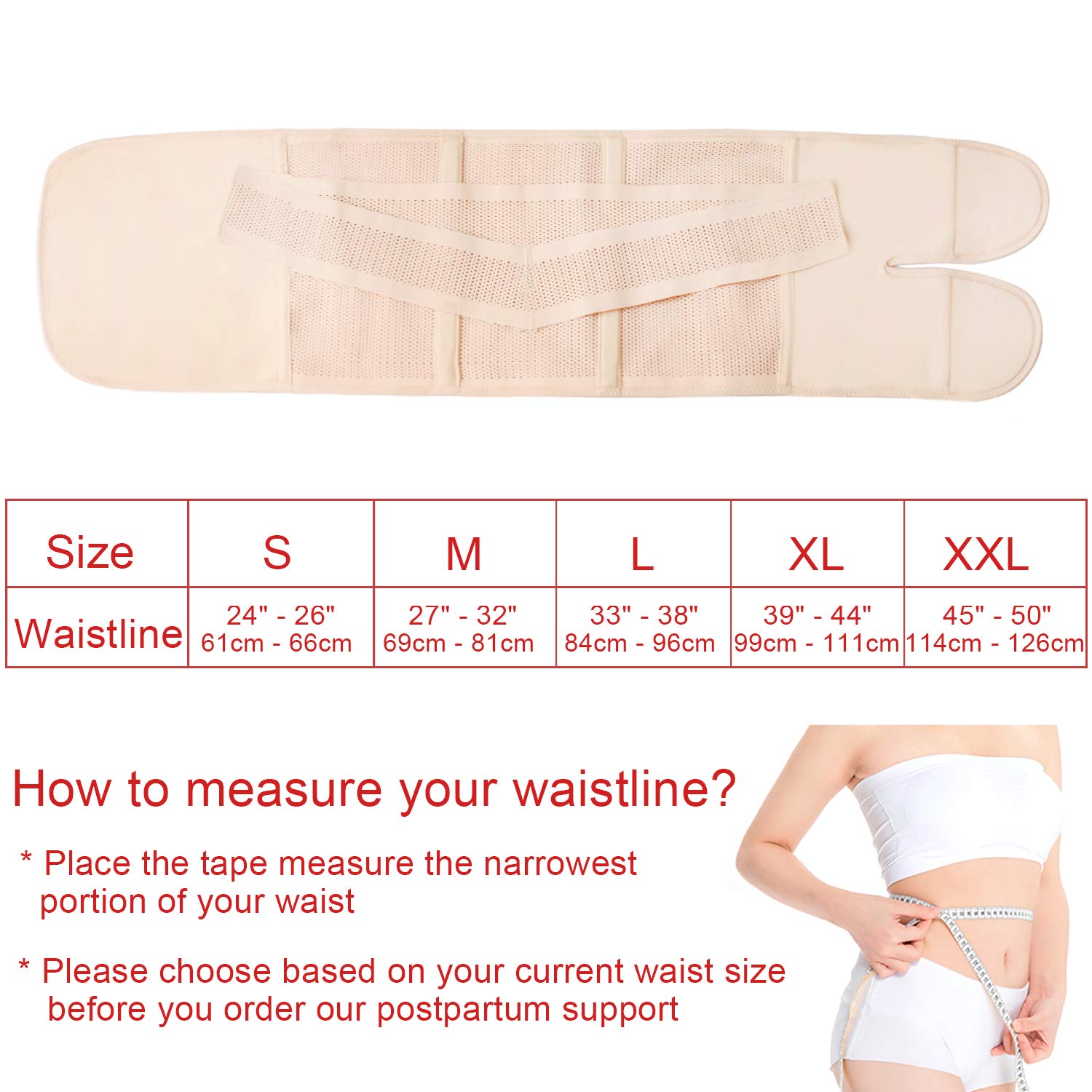 C Section Postpartum Belly Band, Post Partum Wrap Belt Girdle Support
