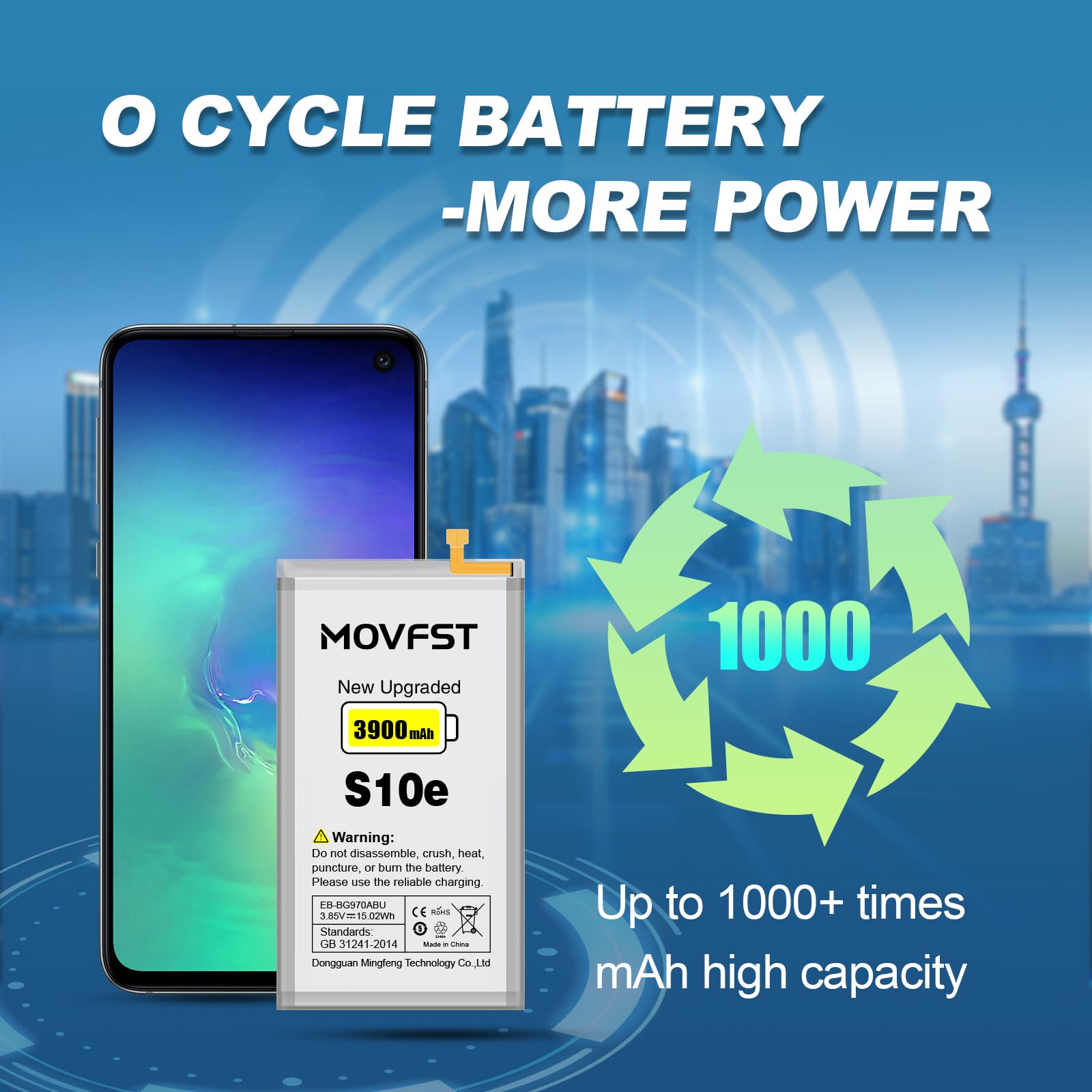 Amazon.com: MOVFST Replacement Battery for Samsung Galaxy S10E