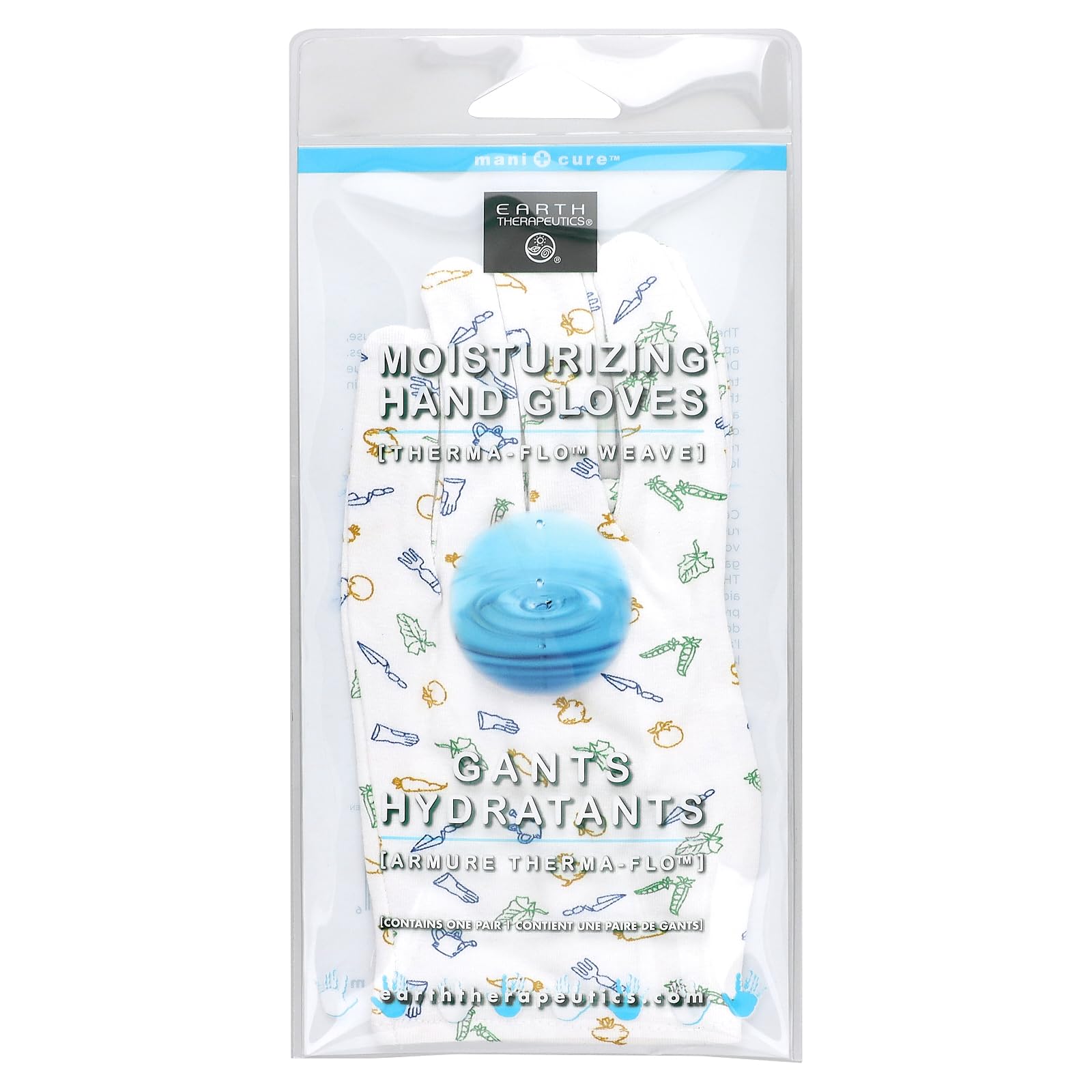 Beauty Gloves Garden Print 1 Pair