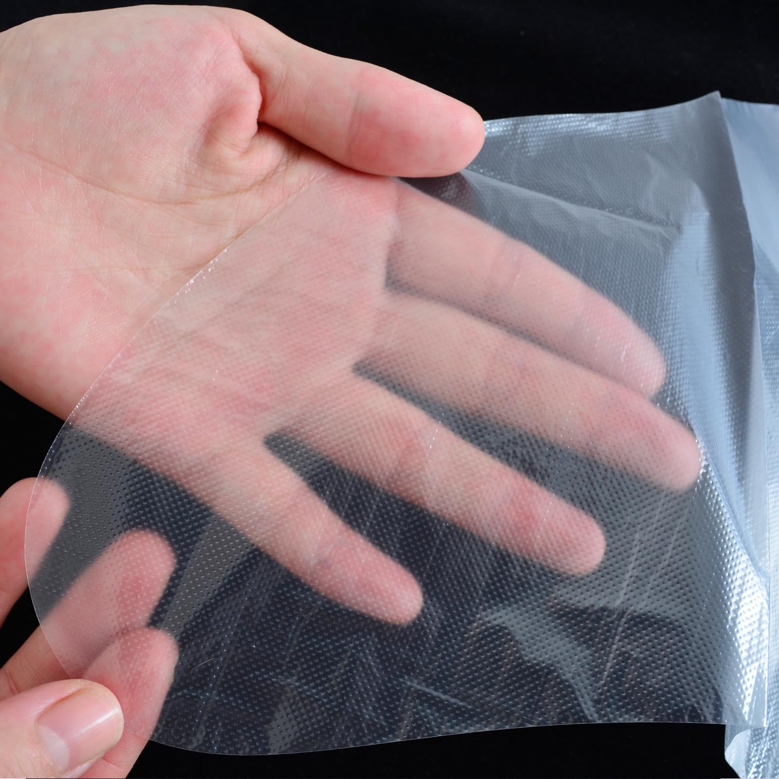200Pz Pellicola monouso per piedi, fodere per bagno di paraffina per piedi, coprigambe monouso, sacchetto di plastica anti-rottura, pellicola adesiva per la casa, scarpa di prova, coprigambe